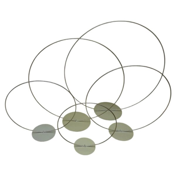 ZLATNI METALNI STALAK OBRUČ/KRUG ZA DEKORACIJE 40cm - Slika 2