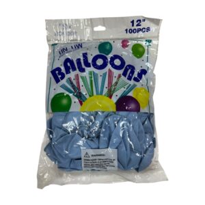 BALONI PASTELNO PLAVA /100kom