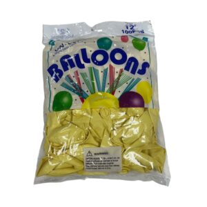 BALONI PASTELNA ŽUTA /100kom