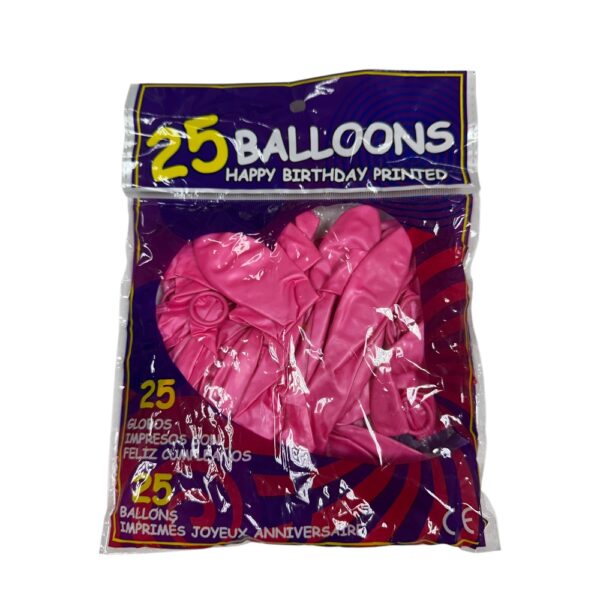 BALONI ROZA /25kom
