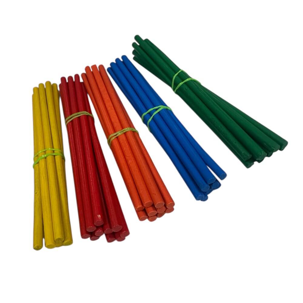 Drveni štapići šareni 13,5cm /set